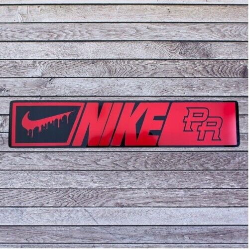 Tablilla Acrilico / Vinyl Euro PR  Nike Custom ,  Boricua , Puerto Rico Style 2
