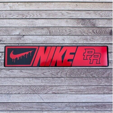 Tablilla Acrilico / Vinyl Euro PR  Nike Custom ,  Boricua , Puerto Rico Style 2