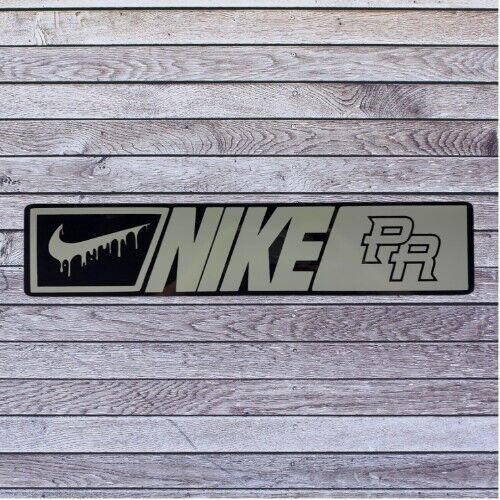 Tablilla Acrilico / Vinyl Euro PR  Nike Custom ,  Boricua , Puerto Rico Style 2