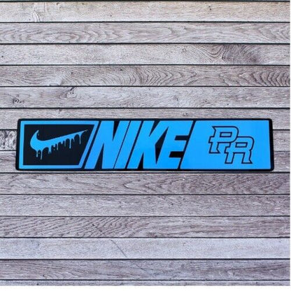 Tablilla Acrilico / Vinyl Euro PR  Nike Custom ,  Boricua , Puerto Rico Style 2