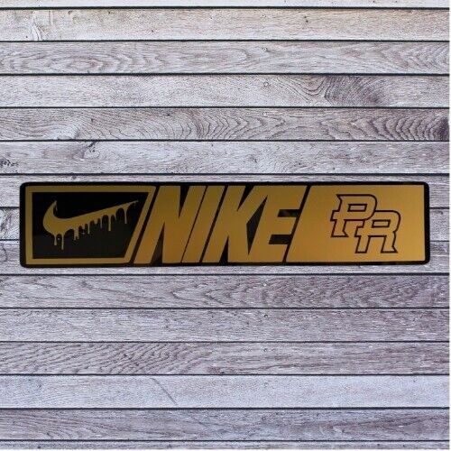 Tablilla Acrilico / Vinyl Euro PR  Nike Custom ,  Boricua , Puerto Rico Style 2