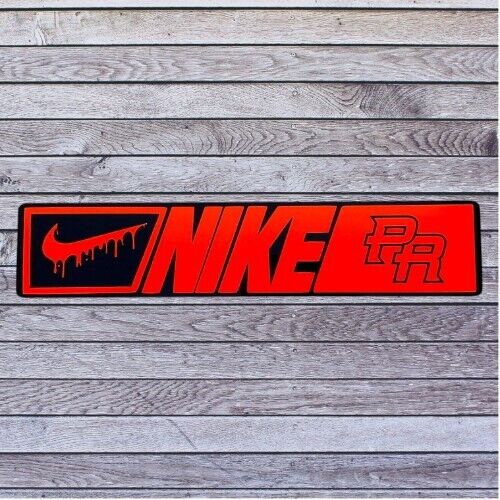 Tablilla Acrilico / Vinyl Euro PR  Nike Custom ,  Boricua , Puerto Rico Style 2