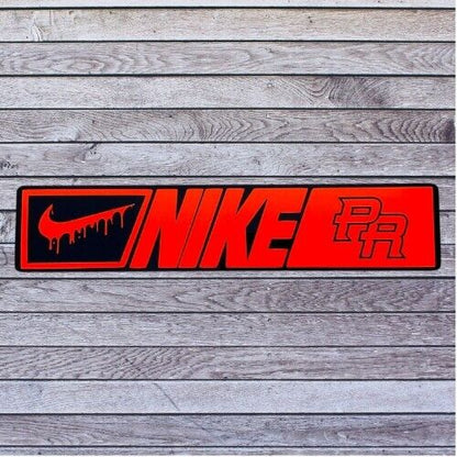 Tablilla Acrilico / Vinyl Euro PR  Nike Custom ,  Boricua , Puerto Rico Style 2