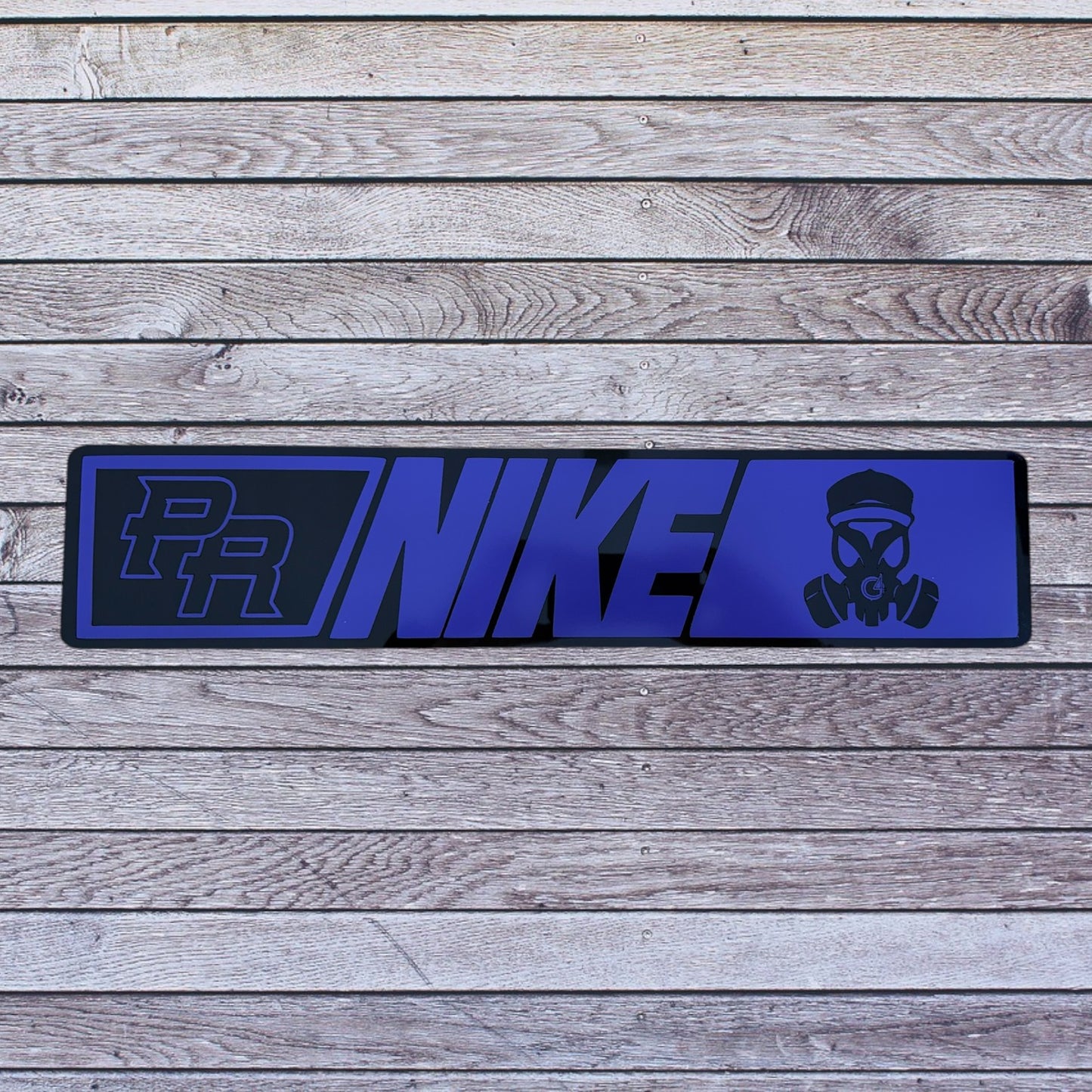 Tablilla Euro Acrilico/Vinyl Nike PR Custom, Real G4 Life Boricua, Puerto Rico