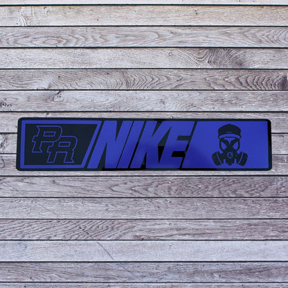 Tablilla Euro Acrilico/Vinyl Nike PR Custom, Real G4 Life Boricua, Puerto Rico