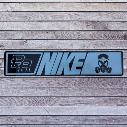 Tablilla Euro Acrilico/Vinyl Nike PR Custom, Real G4 Life Boricua, Puerto Rico
