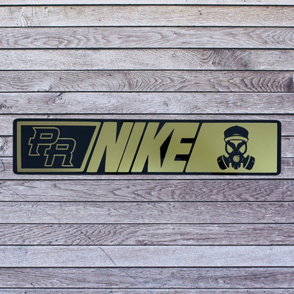 Tablilla Euro Acrilico/Vinyl Nike PR Custom, Real G4 Life Boricua, Puerto Rico