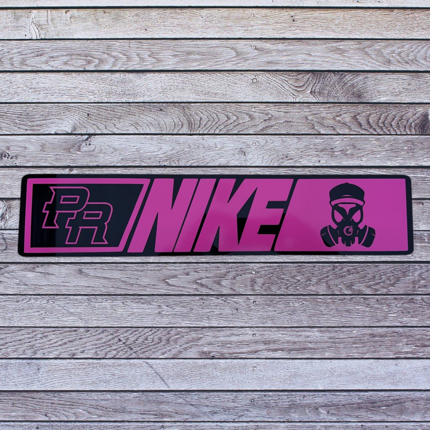 Tablilla Euro Acrilico/Vinyl Nike PR Custom, Real G4 Life Boricua, Puerto Rico