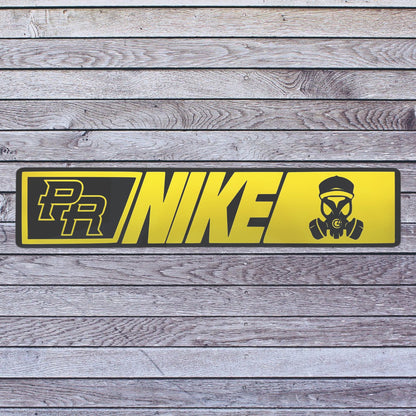 Tablilla Euro Acrilico/Vinyl Nike PR Custom, Real G4 Life Boricua, Puerto Rico