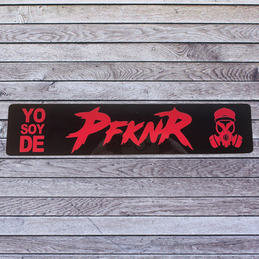 Tablilla Acrilico / Vinyl Euro PFKNR, Boricua , Puerto Rico Real G4