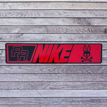 Tablilla Euro Nike PR Custom, Psycho Bunny Acrylic / Vinyl