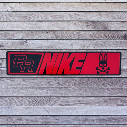 Tablilla Euro Nike PR Custom, Psycho Bunny Acrylic / Vinyl