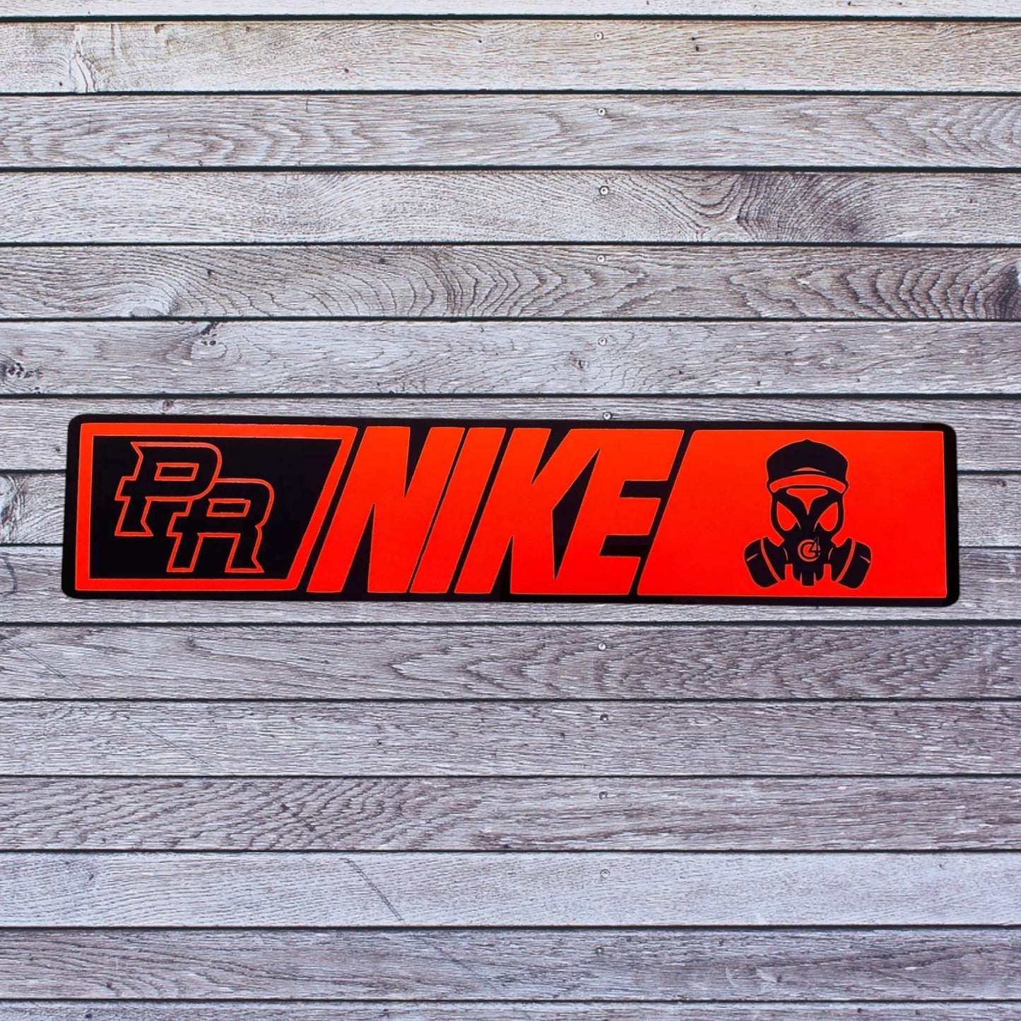 Tablilla Euro Acrilico/Vinyl Nike PR Custom, Real G4 Life Boricua, Puerto Rico
