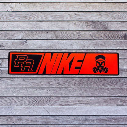 Tablilla Euro Acrilico/Vinyl Nike PR Custom, Real G4 Life Boricua, Puerto Rico
